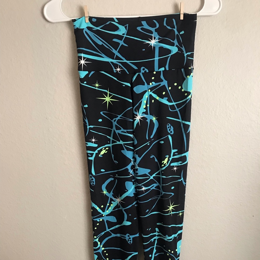 Space Patterned High Quality Leggings. Made in Brazil.